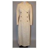 60s Moirï¿½ Satin Double-Breasted Coat by Garï¿½ - S