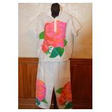 80s90s What A Melon Hawaiian Resort Wear Set - M