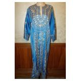 1980sï¿½1990s Moroccan Royal Blue Silk Caftan
