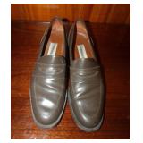 Etienne Aigner Womens Brown Penny Loafers Size 7