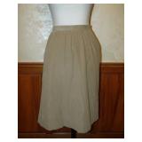 1980s Summit Sportwear Tan Corduroy Skirt