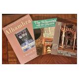 3 Spanish Alhambra Architecture Guide Books