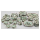 Adams China Calyx Ware Singapore Bird Set, 58 Pcs