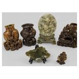 Vintage Chinese Soapstone Carvings (6)