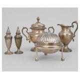 Wilcox Silverplate Tea Set with Salt & Pepper