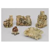 Vintage Chinese Soapstone Collection, (5)