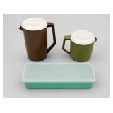 Vintage Rubbermaid Pitchers and Tupperware Set