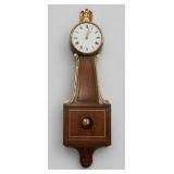 American-Style Banjo Wall Clock with Eagle Finial