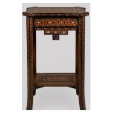 Syrian Mosaic Marquetry Side Table