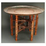Ottoman Levantine Sini Table, Dated 18651866 CE