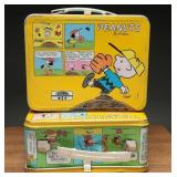 Two Peanuts Lunchboxes, One with Thermos