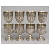 Corbell & Co. Silver-Plated Goblets, Set of 8