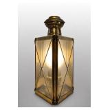 Maritime Triangle Brass Cabin Lantern Hurricane
