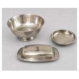 Reed & Barton Pewter Tableware 3 pcs Dishes