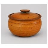 Wally Schwab Lidded Bowl Art Pottery