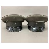 East German NVA Visor Caps, Size 55