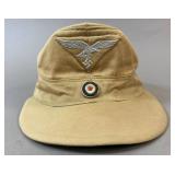 WWII German Luftwaffe M41 Tropical Field Cap