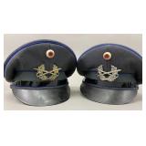 West German Medical Service Visor Caps (2)