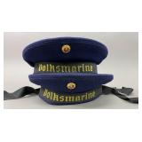 East German Volksmarine Sailor Caps (2)