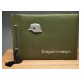 WWII German Soldier's Photo Album, Helmet Motif