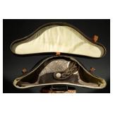 Early 19th Century Officer's Bicorne Hat and Case