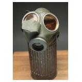 WWII German Auer Luftschutz Gas Mask with Canister