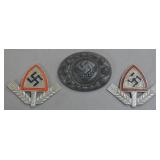 RAD Female Brooches and Tinnie, 19361937, 3pcs