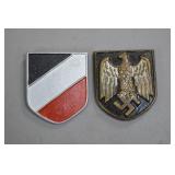 Third Reich NSKK leather crash helmet shields (2)