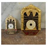 German Enameled Shooting Association Badges (2)