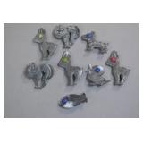 German WHW Cast Metal Animal Winterhilfswerk Pins