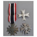 Third Reich War Merit Cross Award Lot