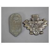 1934 German Thuringia Gau Event Badges (2)