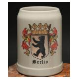 Berlin Stoneware Beer Stein by Gerz