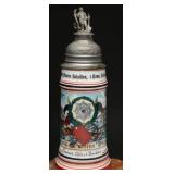 German Regimental Beer Stein Berlin 1906-1908