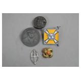 German Third Reich Era Pins and Tinnies (5)