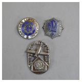 German Luftschutz and RLB Badge Lot, 1930s-1940s