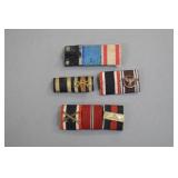 WWII-Era German Military Ribbon Bars (4)
