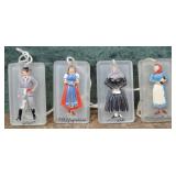 WHW 1940-41 Set of Four Glass Donation Pins
