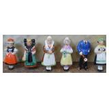 WHW Porcelain Costume Figures (6)