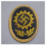 German DAF Meister Cap Badge RZM Marked No. 59