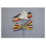 German WWI-Era Patriotic and Veterans Badges (2)