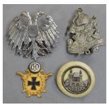 Imperial German Patriotic Pins (4)