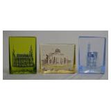 German WHW Glass Donation Badges (3)