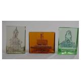 German WHW Glass Donation Badges (3)