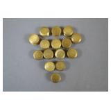 Brass Uniform Studs (15)