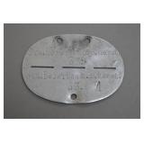 German Military Medical Identification Tag