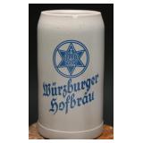 Würzburger Hofbräu 1L Stoneware Beer Stein