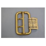 Third Reich Double-Prong Buckle with RZM Tag