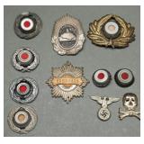 Assorted German Badges and Headdress Insignia