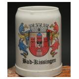 Bad Kissingen 0.5L Gerz Stoneware Beer Stein